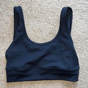 Movement Connects. This is The Constant. Black Sports bra crop top